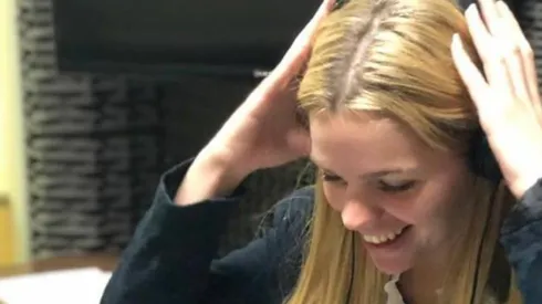 Una periodista debutó en Fútbol al Horno y su primera frase fue "cero descensos"