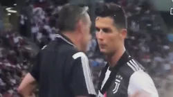 ¿Enojado? La reacción de Cristiano Ronaldo cuando Sarri lo reemplazó en un amistoso