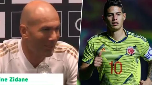La contundente respuesta de Zidane cuando le preguntaron por James Rodríguez
