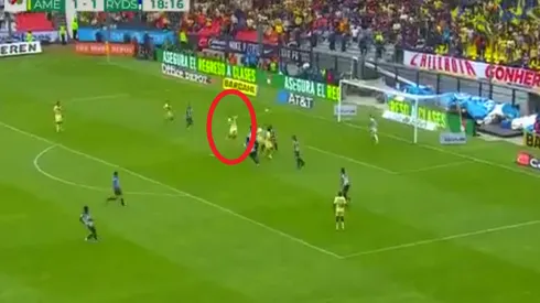 ¿CR7? Uribe se elevó como nadie y, de cabeza, anotó para que el América de vuelta el marcador