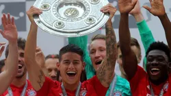 James Rodríguez, jugador del Real Madrid de España.