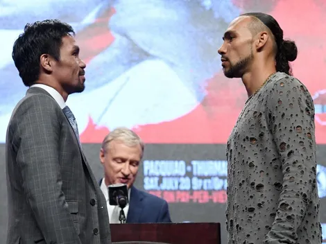 Qué canal transmite Pacquiao vs. Thurman por el título wélter de la AMB