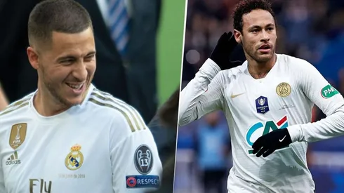 Hazard y Neymar. ¿Se juntarán en el Merengue? (Getty)