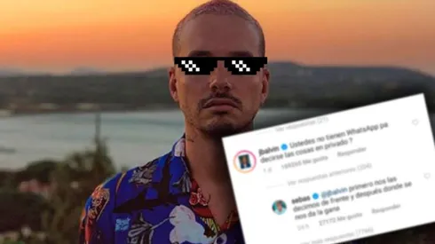 J Balvin y su troleo en las redes.