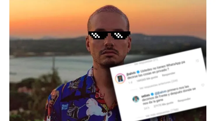 J Balvin y su troleo en las redes.