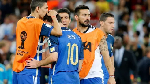 Foto de Lionel Messi después de perder la final.