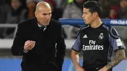 "James es jugador del Real Madrid y está de vacaciones": Zinedine Zidane