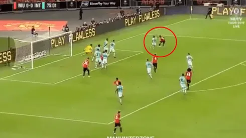 Foto de los jugadores de Manchester United.