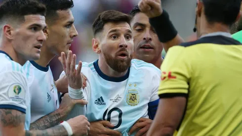 Foto de Lionel Messi, jugador de la Selección Argentina.