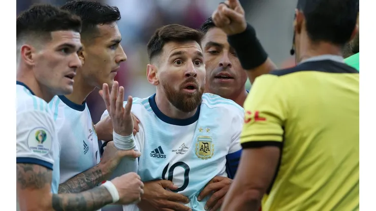 Foto de Lionel Messi, jugador de la Selección Argentina.