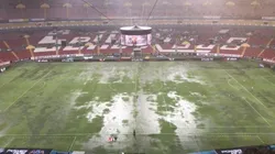 La tormenta obligó a postergar 45 minutos Atlas - Juárez