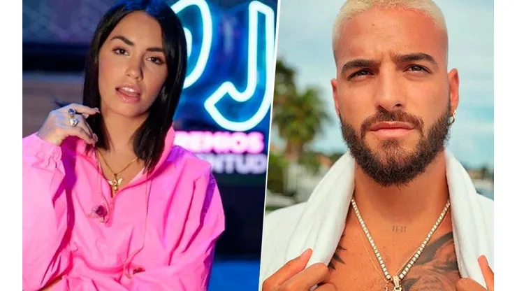 Maluma comentó la foto de Lali.