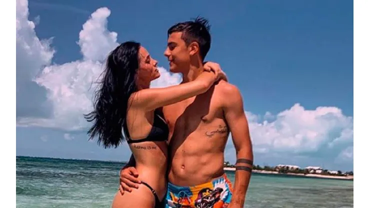 Foto de Oriana y Paulo en la playa.