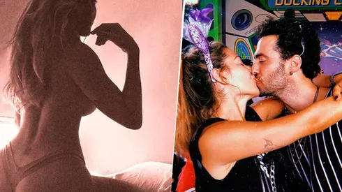 Jimena Barón y su novio Mauro.