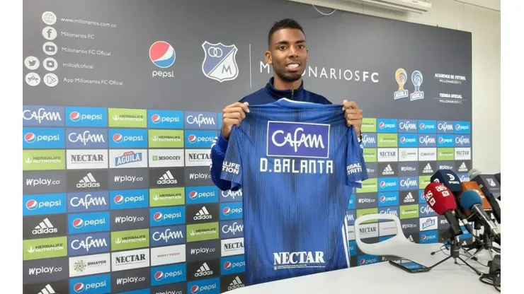 La autocrítica de Deivy Balanta en su presentación con Millonarios