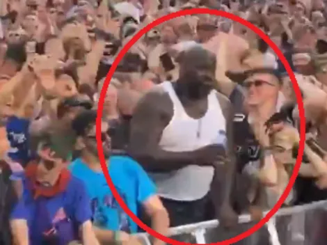 Shaquille O'Neal se coleó a la primera fila del Tomorrowland y se robó el show en la pista de baile