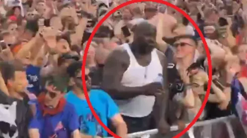 Shaquille O'Neal se coleó a la primera fila del Tomorrowland y se robó el show en la pista de baile