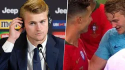De Ligt recordó su charla con Cristiano Ronaldo y desilusionó a muchos seguidores