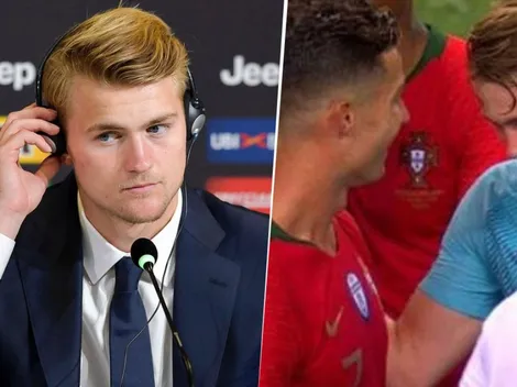 De Ligt recordó su charla con Cristiano Ronaldo y desilusionó a muchos seguidores
