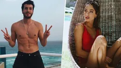 Yatra vio a Tini con un vestido, la abrazó, la levantó y subió la foto a Instagram