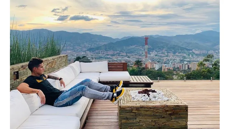 Las mejores fotos de James Rodríguez durante sus vacaciones en Medellín