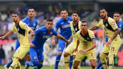 Enfrentamiento entre Cruz Azul y América, en el Clausura 2019.