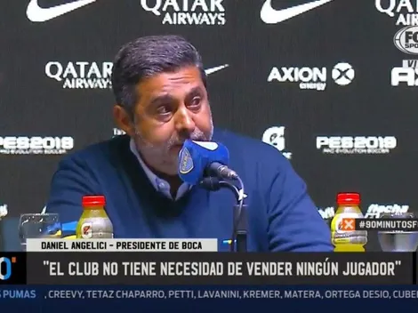 Angelici: "En un 99 por ciento De Rossi será jugador de Boca"