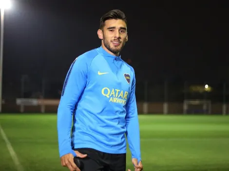 El primer mensaje de bienvenida que recibió Salvio desde el vestuario de Boca