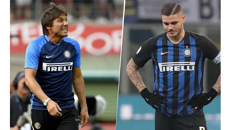 Fin de un ciclo: el entrenador del Inter señaló que "Icardi está fuera de nuestro proyecto"