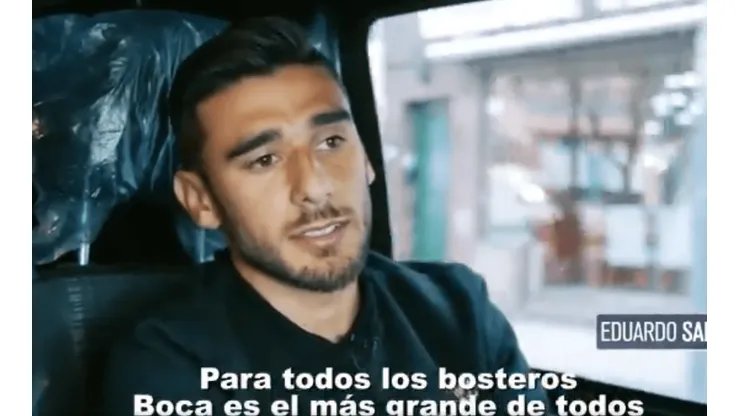 Eduardo Salvio grabó un video re manija con jugar en Boca y enloqueció a los hinchas