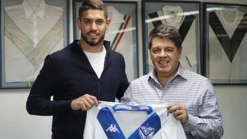 Matías de los Santos, nuevo jugador de Vélez Sarsfield de Argentina.