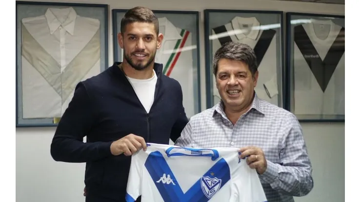 Matías de los Santos, nuevo jugador de Vélez Sarsfield de Argentina.