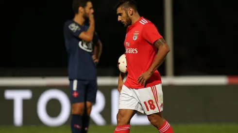 Salvio en sus últimos partidos con la camiseta del Benfica.