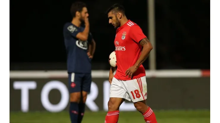 Salvio en sus últimos partidos con la camiseta del Benfica.