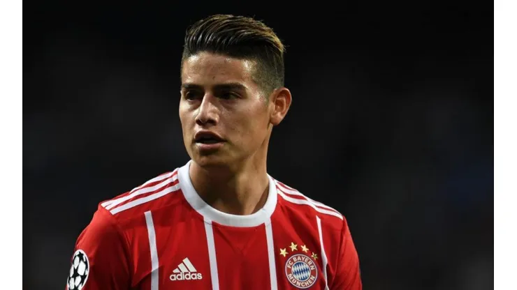 James Rodríguez, jugador del Real Madrid.