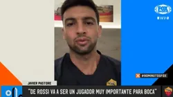 Pastore le contó a Vignolo cómo era De Rossi con Boca cuando estaban en Roma