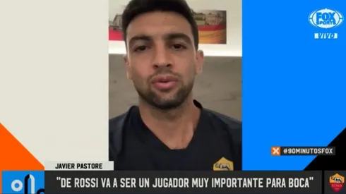 Pastore le contó a Vignolo cómo era De Rossi con Boca cuando estaban en Roma