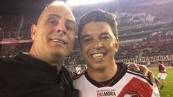 Fotón de Lunati con un jugador de River: "Un aristócrata de la oligarquía francesa"