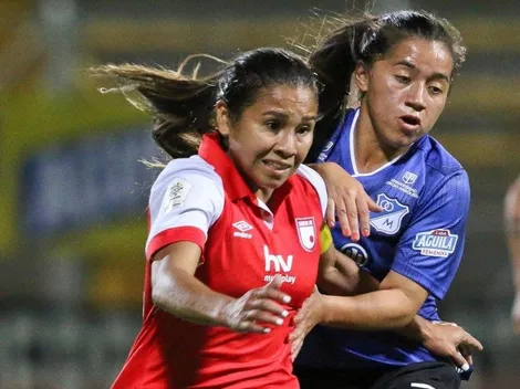 Lindo homenaje de Millonarios y Santa Fe a Leicy Santos antes de ir a Europa