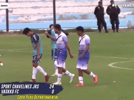 Copa Perú: Faltó el arquero, tapó el presidente y perdieron 24-0