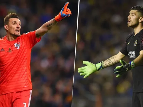 Agustín Rossi: "Hubo veces que se valoró más el trabajo de Armani que el de su equipo"