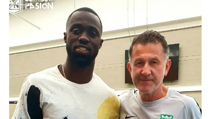 Dávinson Sánchez y su reencuentro con el profe Juan Carlos Osorio.