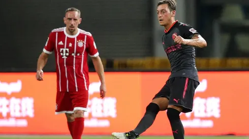 Franck Ribéry, Mesut Özil (Foto: Getty)