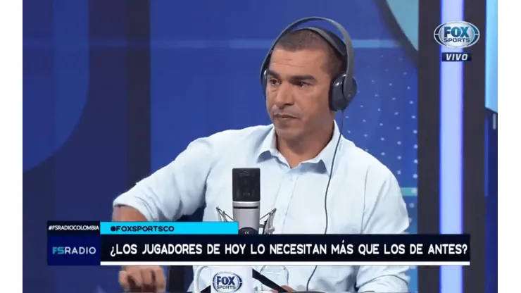 Víctor Hugo Aristizábal, exfutbolista y panelista en Fox Sports.
