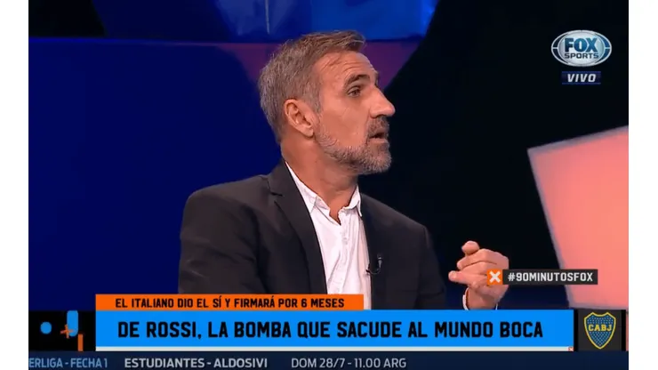 No le gusta: la respuesta de Cascini sobre la llegada de De Rossi a Boca