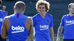 Sergio Busquets lo trolleó en Instagram y Griezmann le respondió con tres emojis
