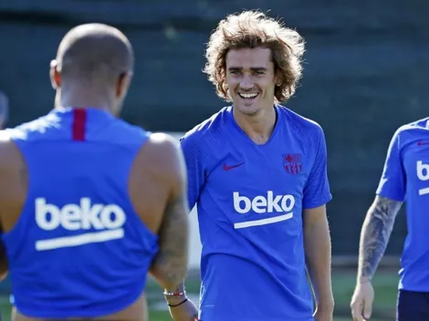 Sergio Busquets lo trolleó en Instagram y Griezmann le respondió con tres emojis