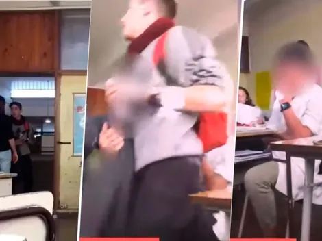 Entró borracho a clase, con una cerveza en la mano y le faltó el respeto a la profesora