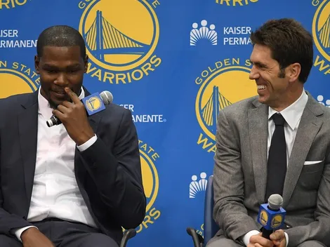 Gerente de los Warriors contiene el llanto al hablar de la salida de Kevin Durant