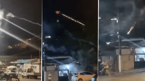 Foto del momento del drone.